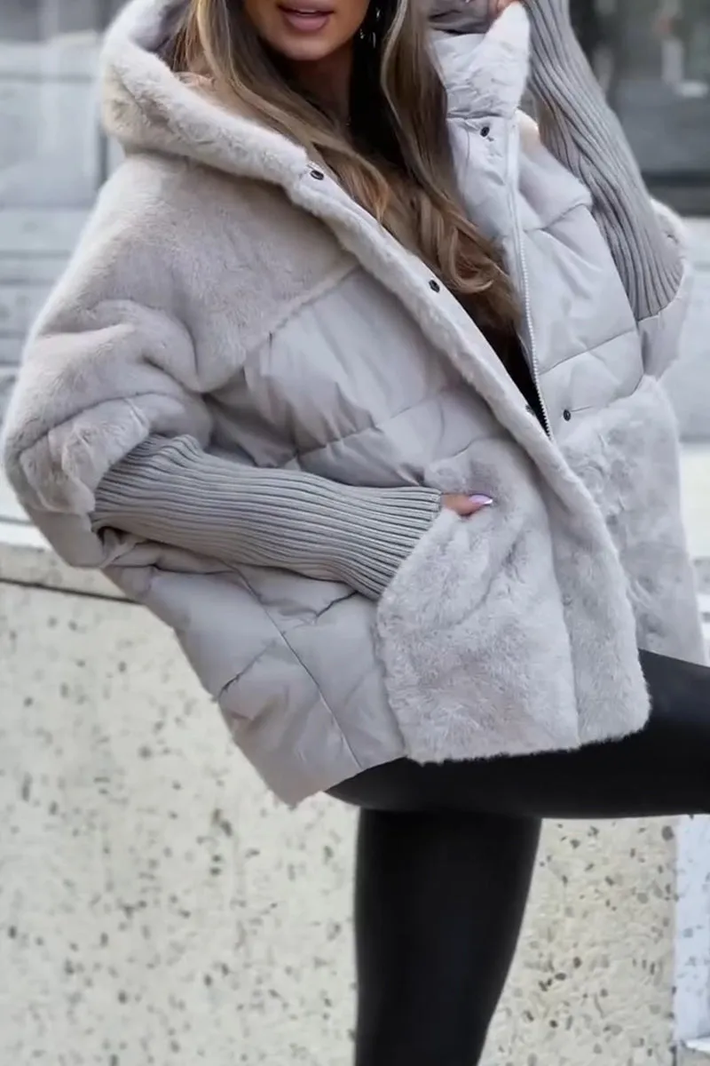 Dagmara™ - Modern and Luxurious Hooded Bomber Jacket