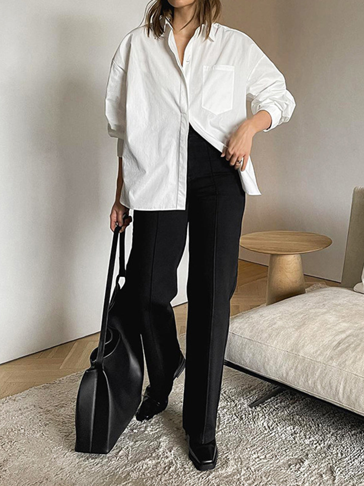 Minimalist Button-Up Shirt