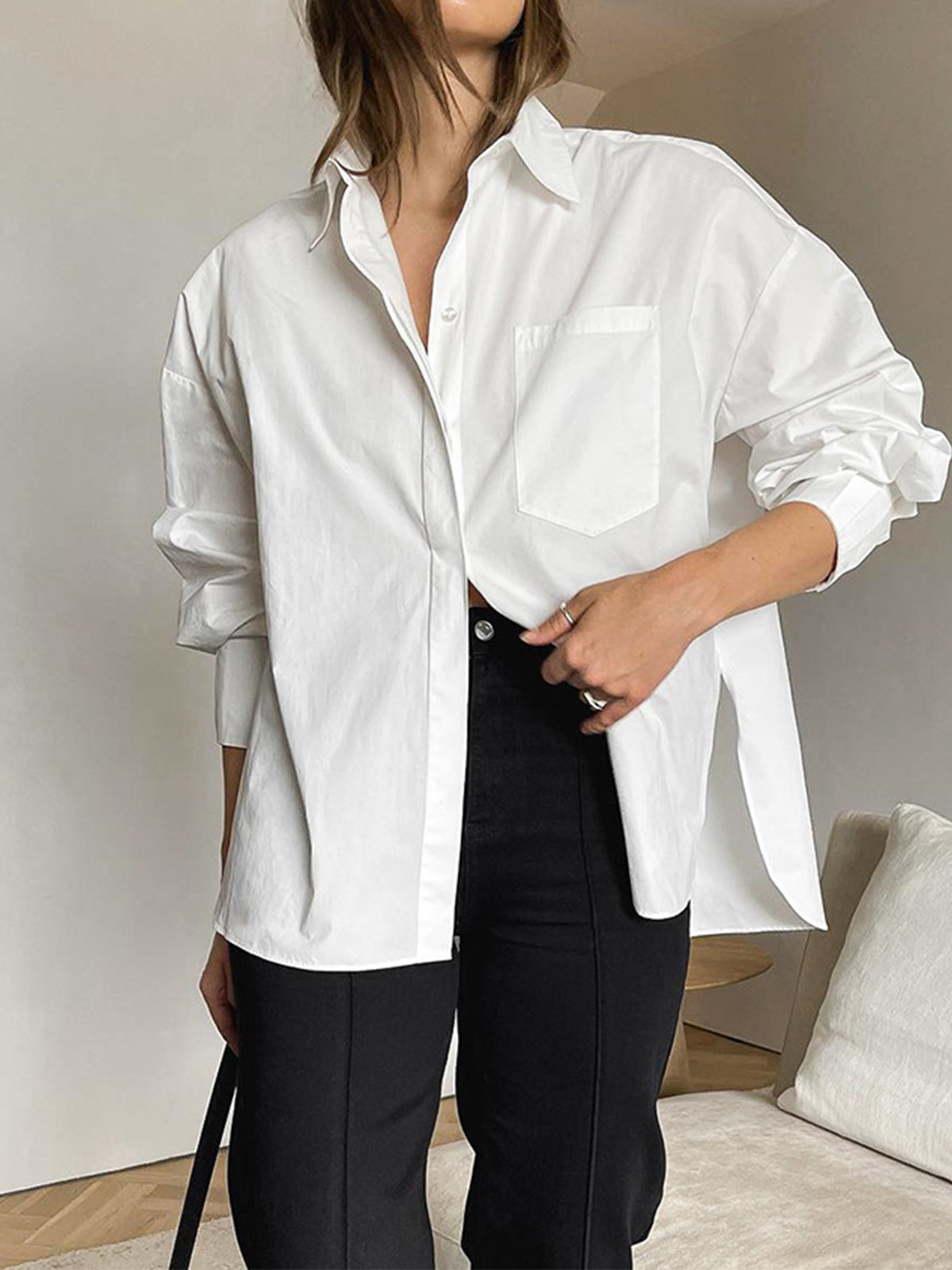 Minimalist Button-Up Shirt