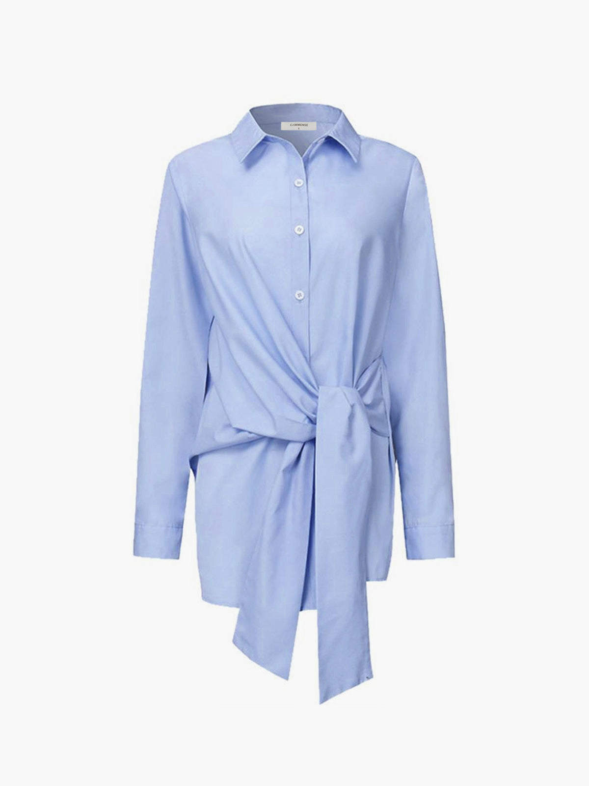 Long Collared Shirt with Tie