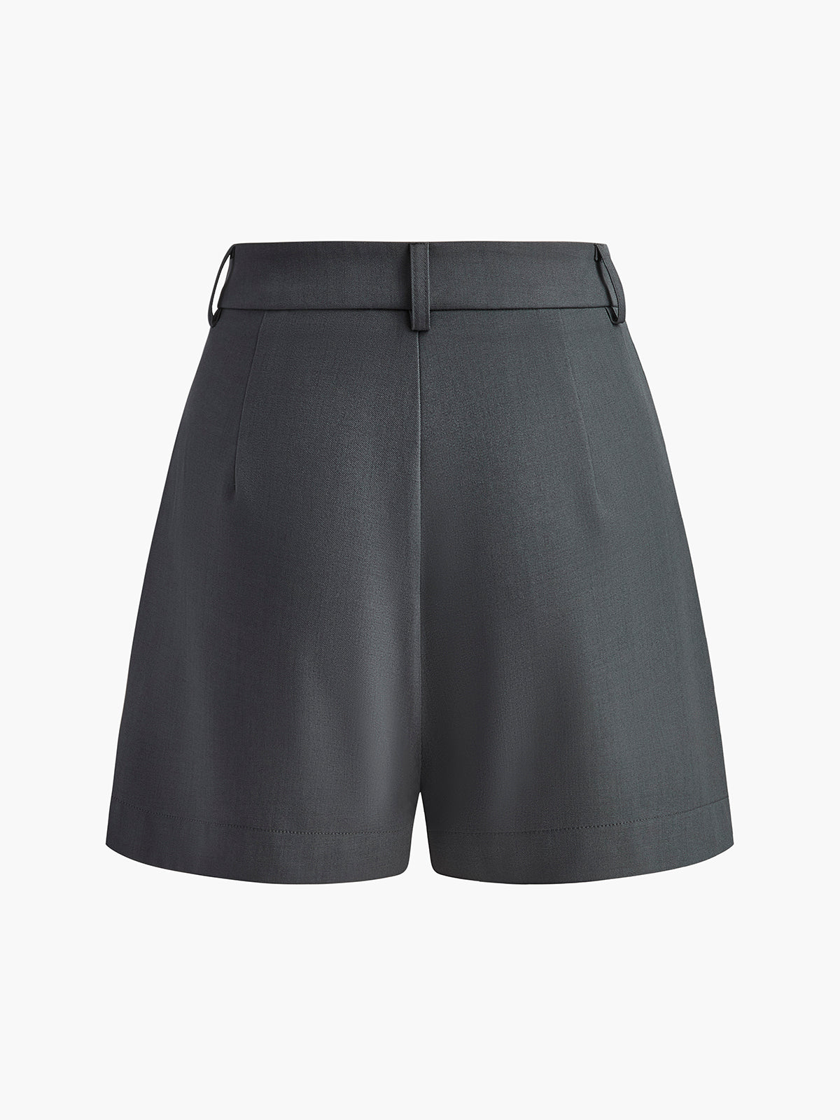 Casual Mid-Rise Shorts Without a Belt