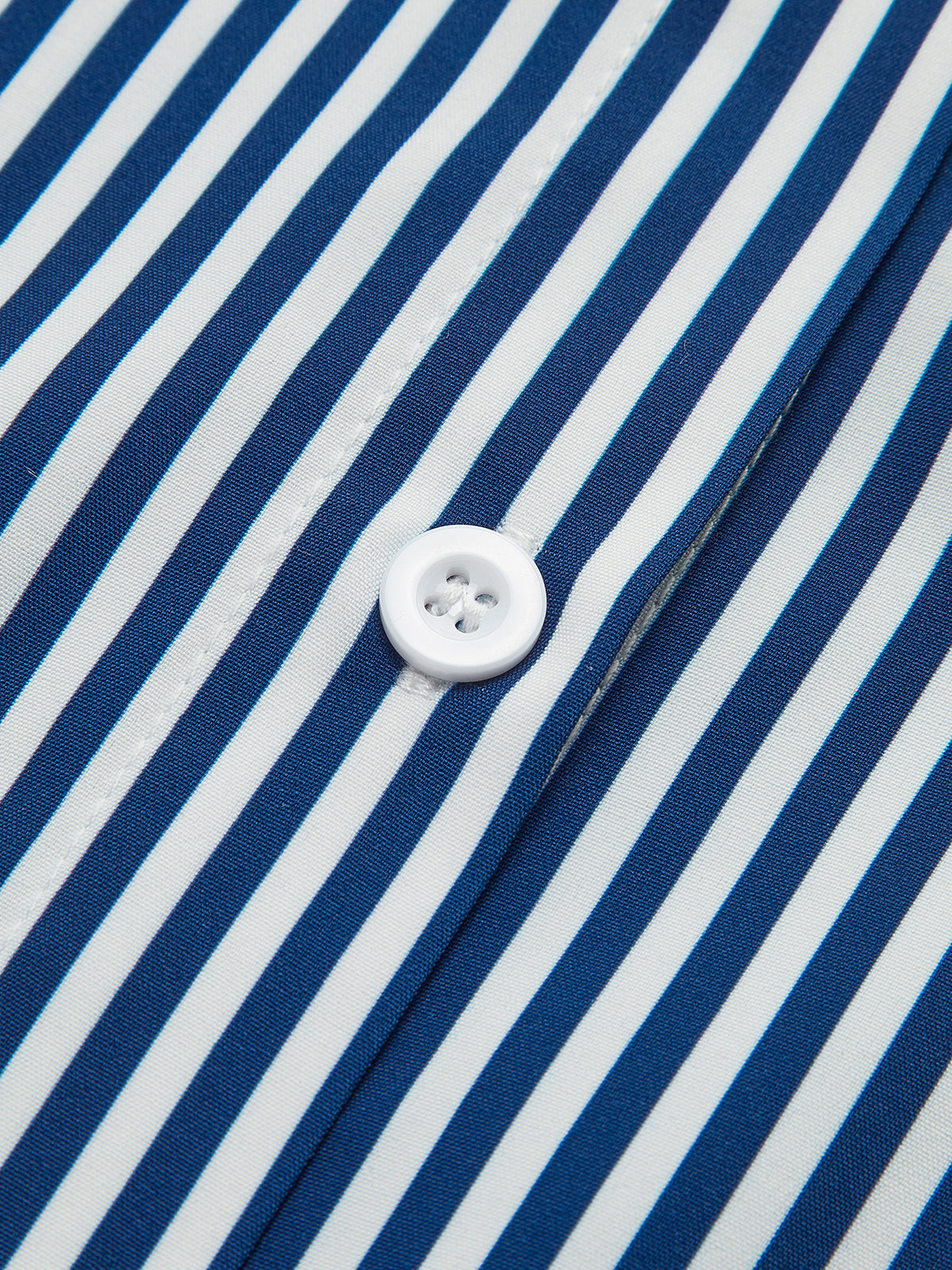 Polo Shirt with Ruffles and Stripes