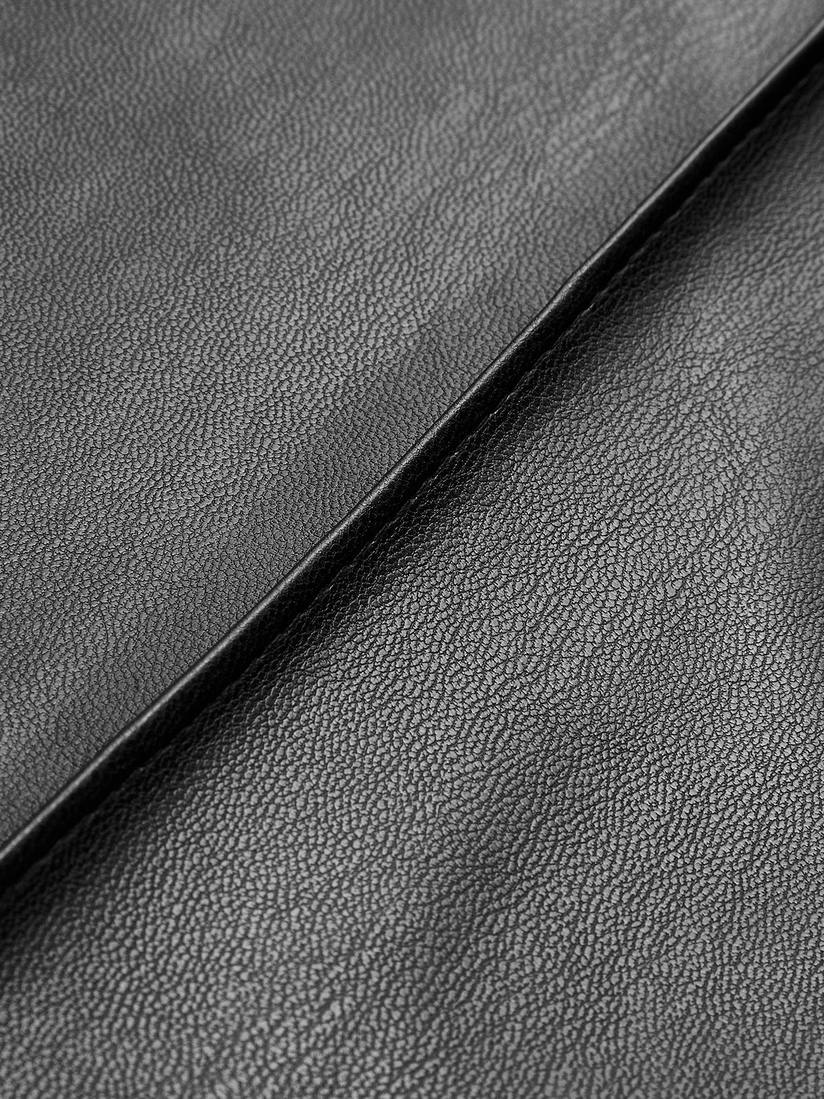 High-Waisted Eco-Leather Pants