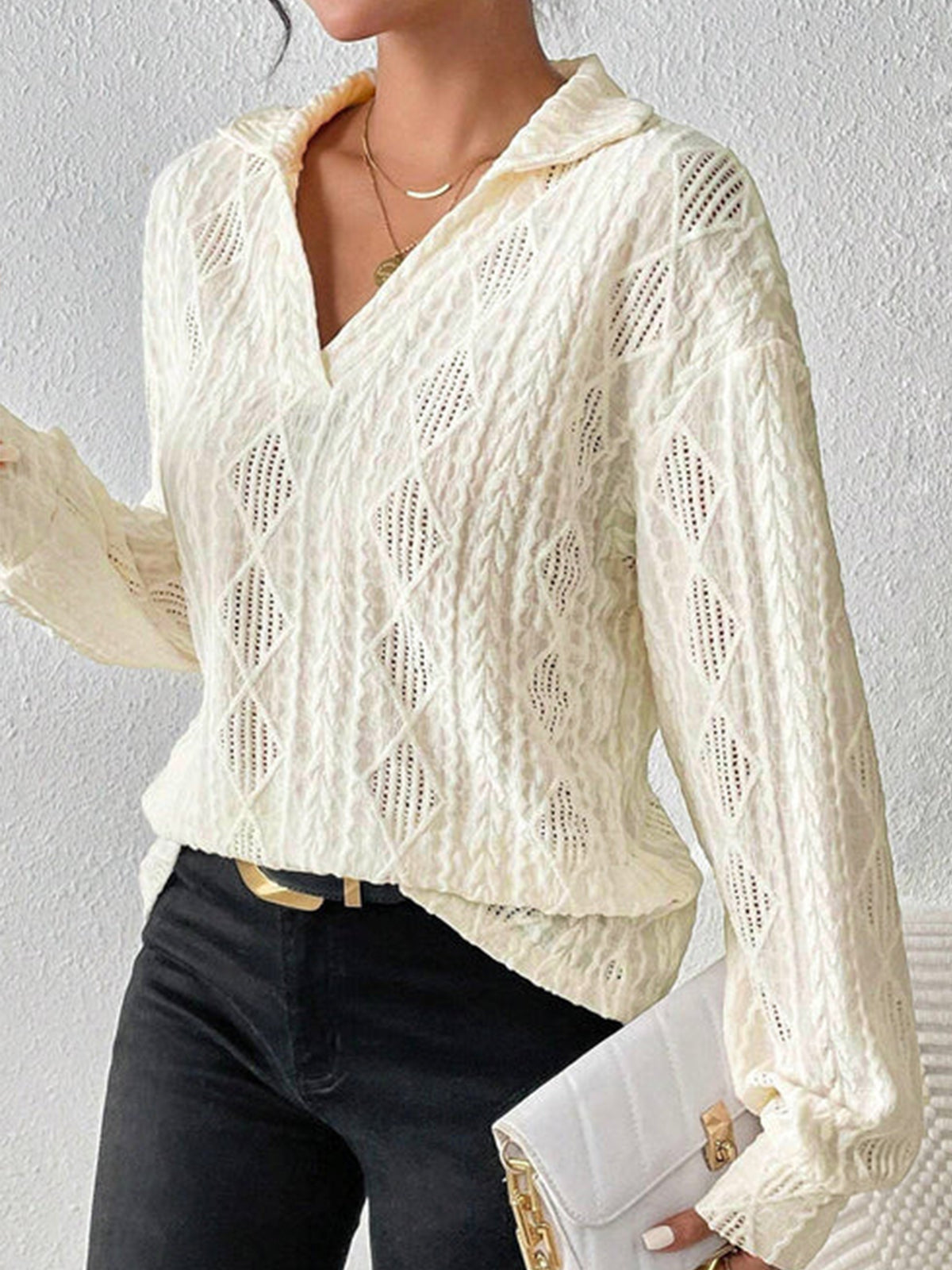 Empty Crochet Polo