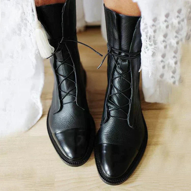 Bożena™ | Elegant Ankle Boots with Timeless Style