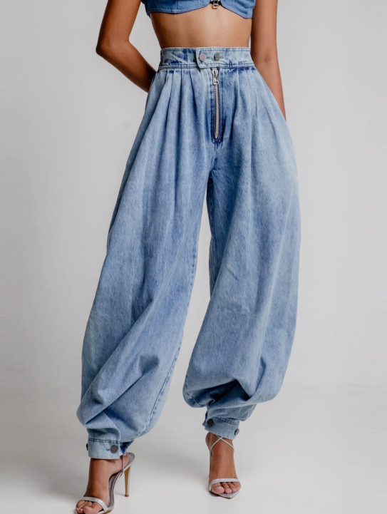 Una™ | High-Waisted Balloon Jeans