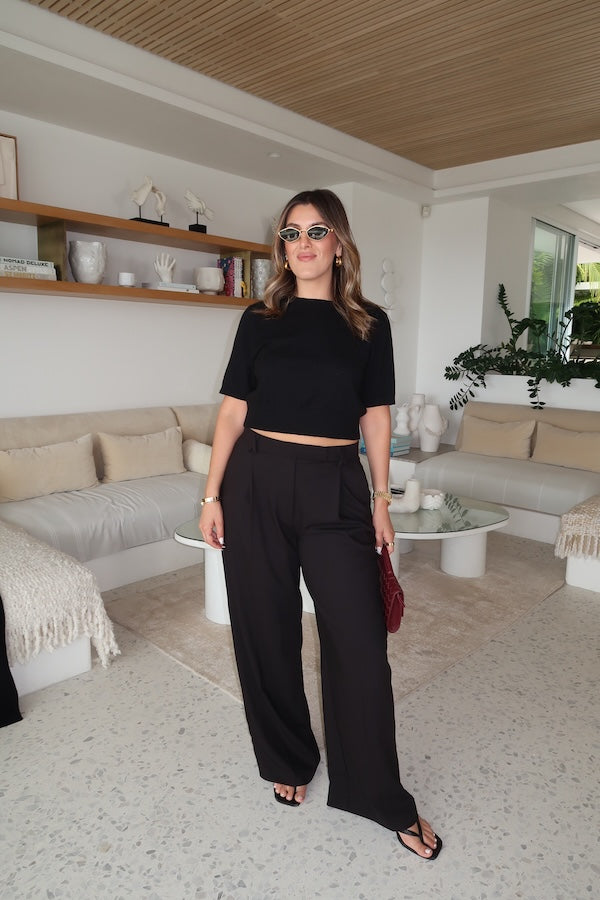 Tailored Kate Black Pants