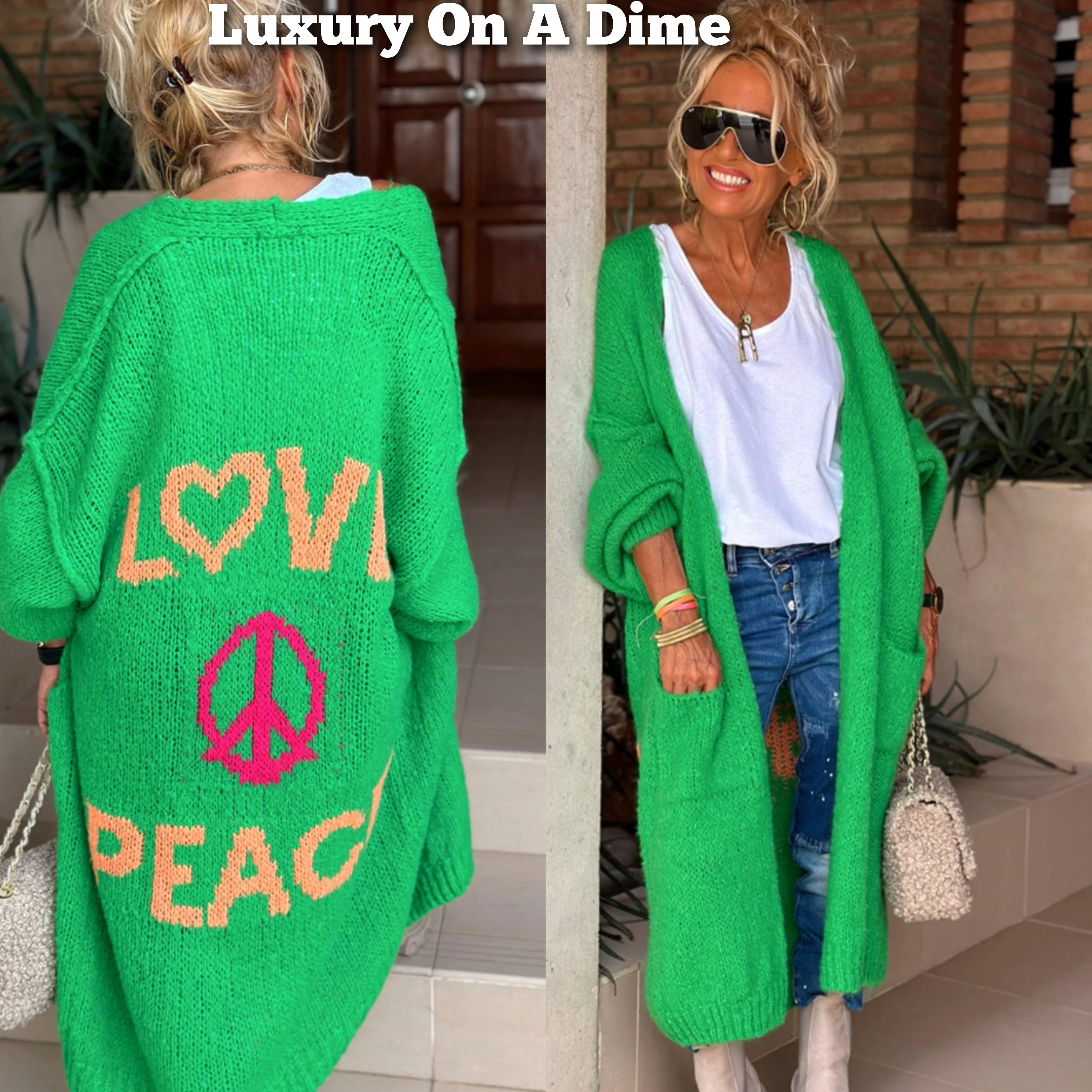 Charming - Oversized Long Cardigan Sweater