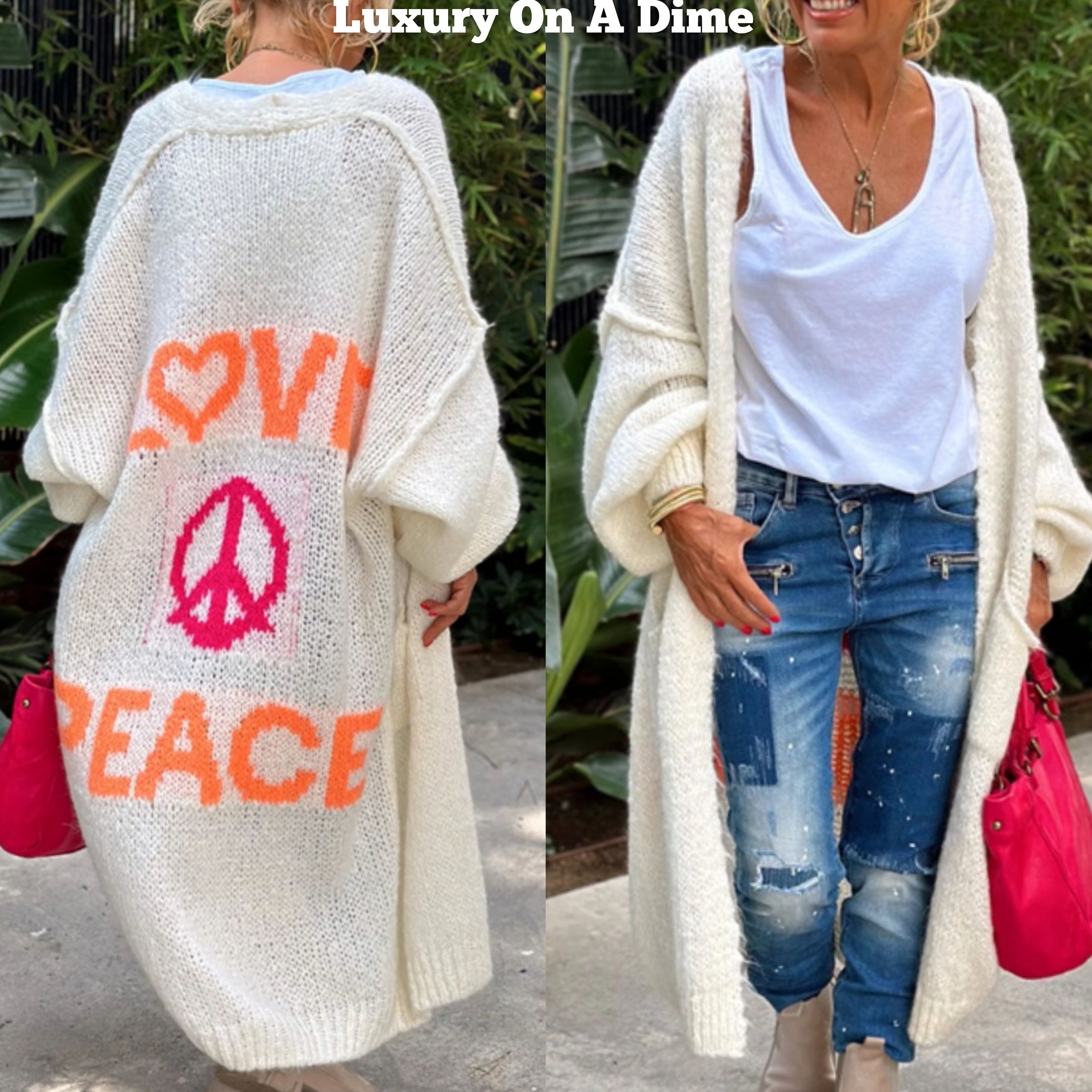 Charming - Oversized Long Cardigan Sweater