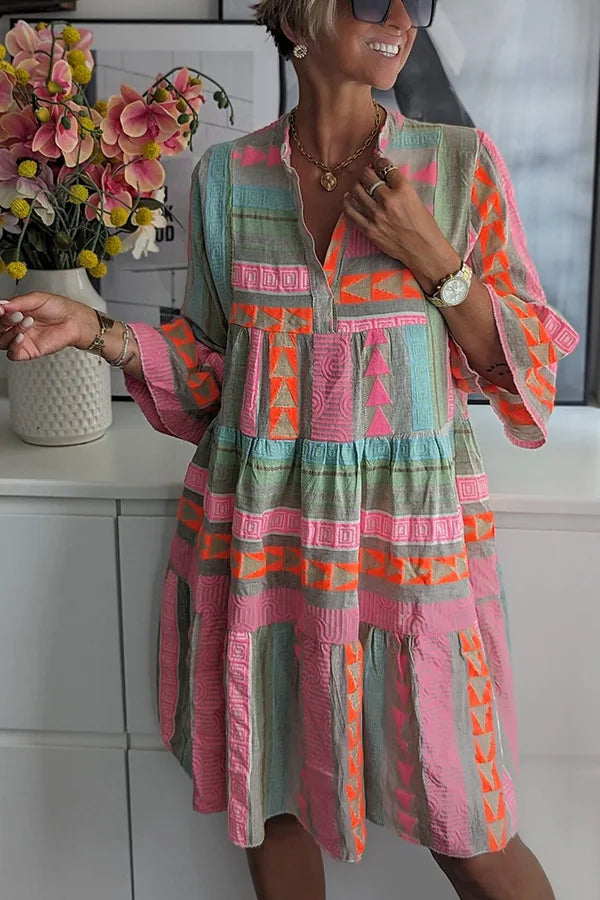 Juliane – Boho Dress with Ruffles