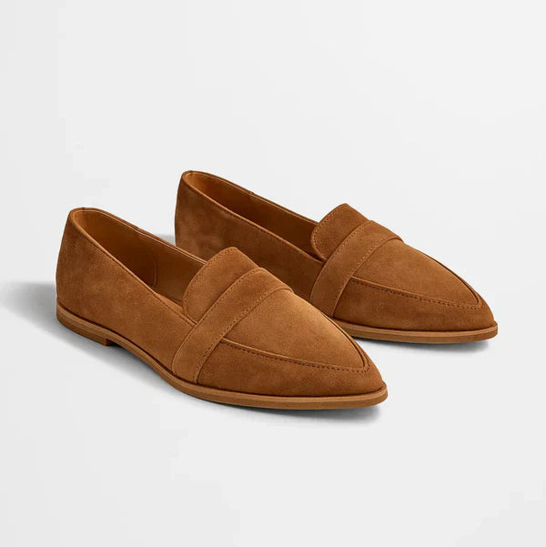 Victoria Classic™ – Soft Suede Moccasins for Women