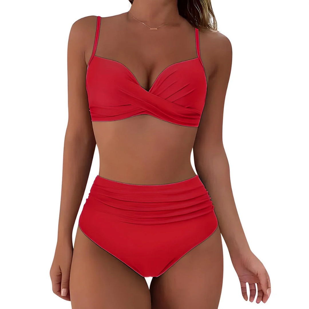 Alma – Elegant High-Waisted Bikini