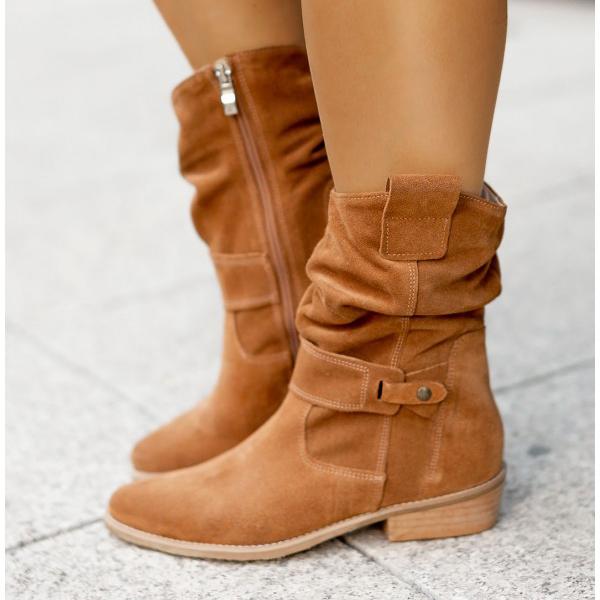 Larysa Suede Ankle Boots
