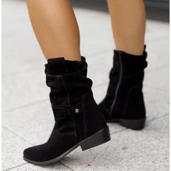 Larysa Suede Ankle Boots