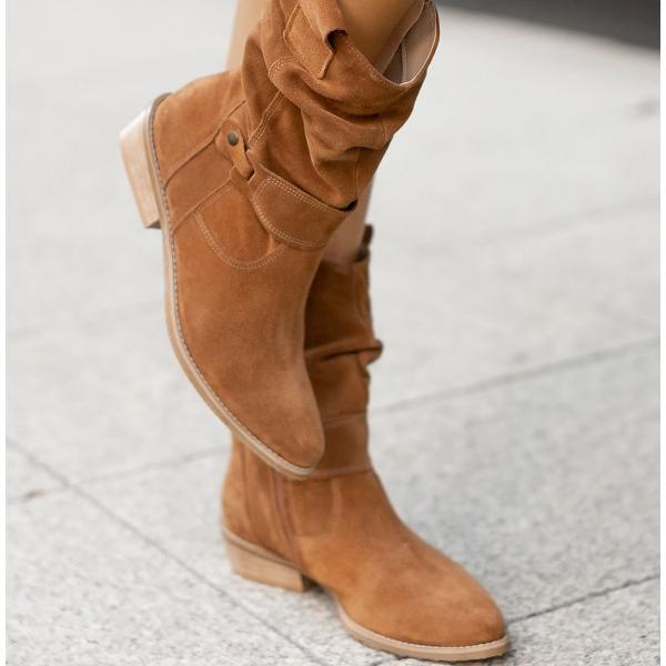 Larysa Suede Ankle Boots