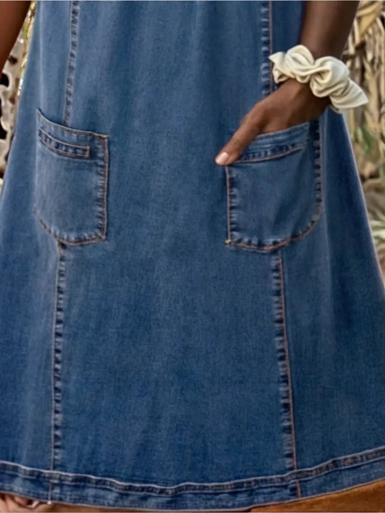 Lily | Soft Denim Dress