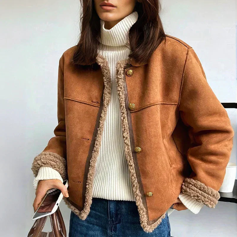 Cameron™ – Sheepskin Jacket with Buttons