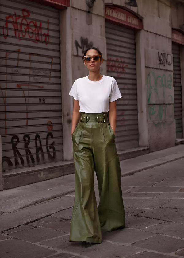 Waleria | Pants with Wide Legs and High Waist