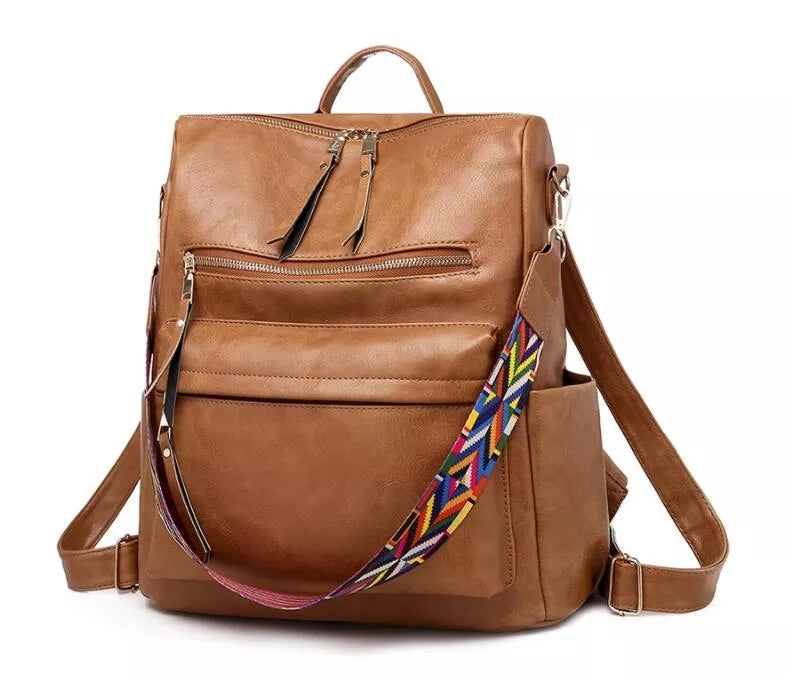 Linnéa | Large Capacity Leather Backpack