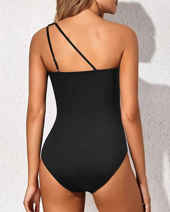 Selena - One-Shoulder Cut-Out Swimsuit
