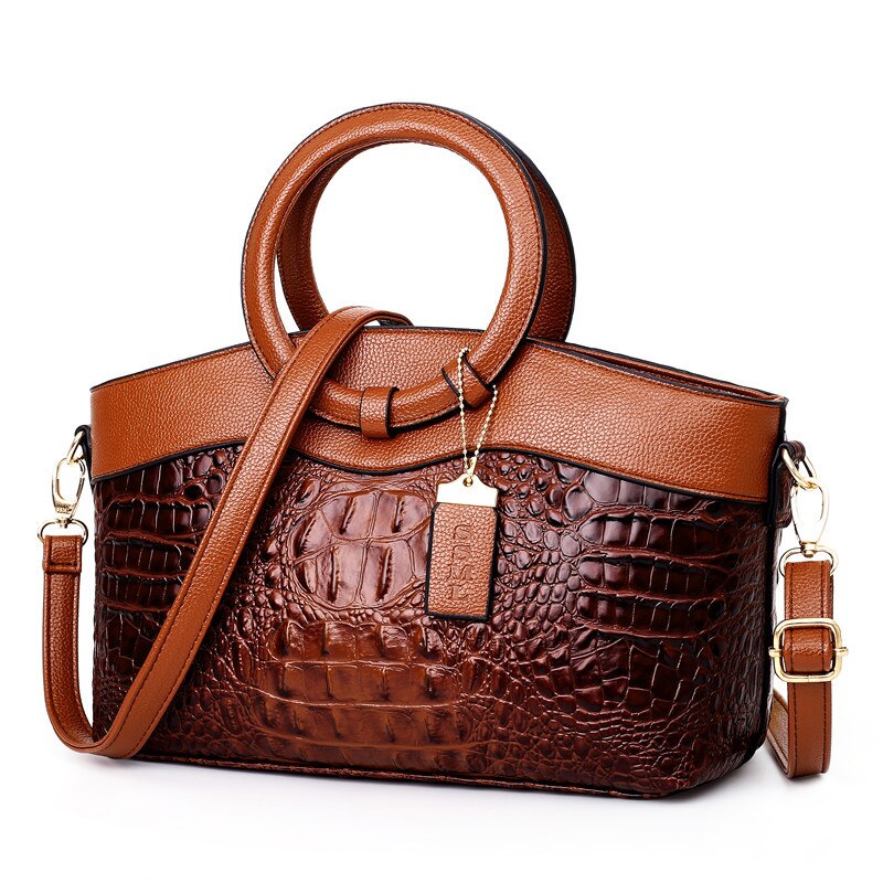 Matilda | Elegant Handcrafted Croco Leather Bag