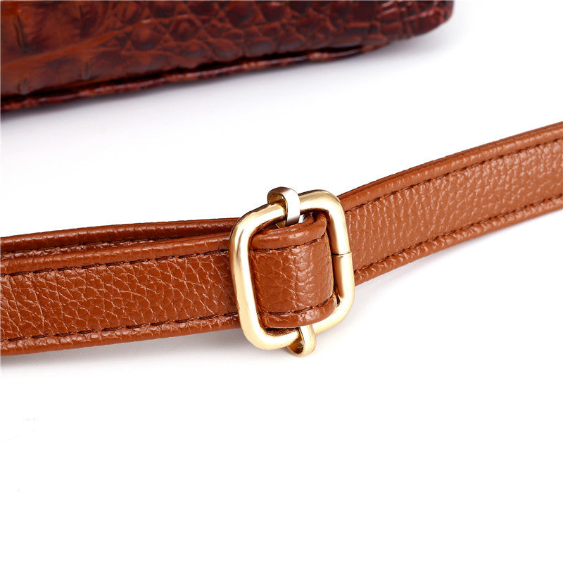 Matilda | Elegant Handcrafted Croco Leather Bag