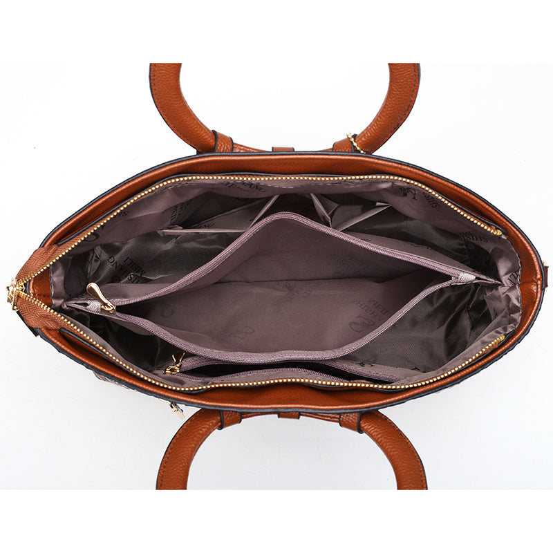 Matilda | Elegant Handcrafted Croco Leather Bag