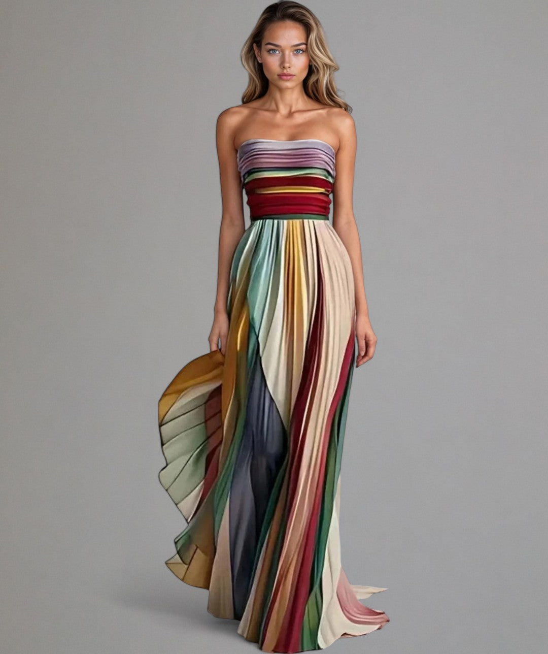 Nayla | Summer Maxi Dress in Lightweight Fabric