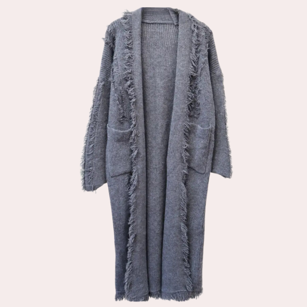 Raquela - Fashionable Long Knitted Cardigan